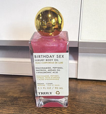 Truly Birthday Sex Luxury Body Oil Pink Vegan Clean 3.1 fl oz/90 mL