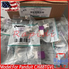 100X Cat6 MiniCom UTP RJ45 Network Jack Module For Panduit CJ688TGVL Giga TX