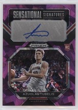 2023 Panini Prizm Draft Picks Purple Ice 78/99 Azuolas Tubelis #SS-AZT Auto 12ty