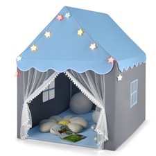 Honeyjoy Large Castle Fairy Tent Gift Kids Playhouse Tent w/Star Lights Mat
