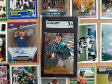 25 Lot Randy Johnson SGC Topps Chrome Auto HOF RC Prizm Stars MLB NBA NFL
