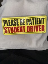 2pcs Student Drive Magnet for Car, Please Be Patient Student Driver.