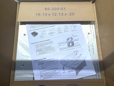 Extron Cable Cubby 1400 Routing Template 70-1042-80