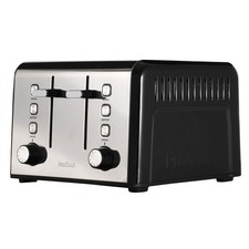 ProCook 4 Slice Toaster 1800W Variable Browning Level Black 8499 Grade C