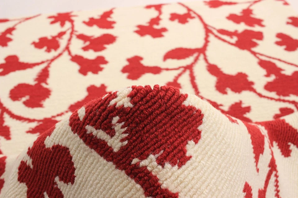 Traditional Cream 3'8" x 5'6" Hand-knotted Oriental Carpet Wool Area Rug - Image 4 of 4