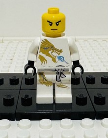 Zane DX 2260 2171 Dragon Suit Ice White Ninja Ninjago LEGO Minifigure