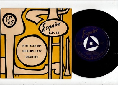 MILT JACKSON MODERN JAZZ QUARTET - THE QUEEN'S FANCY. UK 1953 ORIG 7'' EP. EX