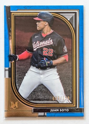 2021 Topps Museum Collection Sapphire Parallel /150 Juan Soto #3 New York Mets