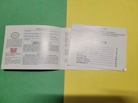 NES Manual Instruction Nintendo book booklet Flintstones rescue dino hoppy