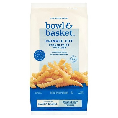 Bowl & Basket Crinkle Cut French Fried Potatoes, 32 oz (6 pack)