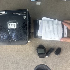 Garmin Forerunner 910XT Orologio GPS Funzionante con Accessori Non Testato Rotto