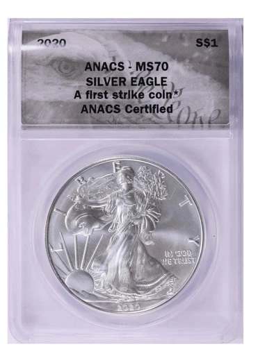 Photo of a 2020 American Silver Eagle from an eBay listing that sold on Jul 21, 2026
