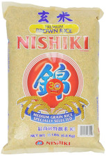 Premium Brown Rice 15 lb Bag - Whole Grain, G...