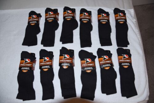 Lot of Pro Feet Combat Tactical Socks - 1 Dozen - NEW - Size 10-13