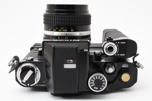 【Near Mint】Nikon F2 Photomic A Body w/Ai-s 28mm f/3.5 othes from Japan - Picture 6 of 14