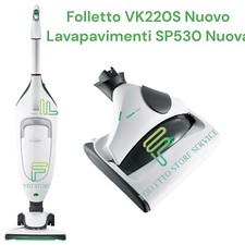 Folletto VK220S Turbo LED NUOVO + LAVAPAVIMENTI SP530 NUOVA Pulilava VK 220 S