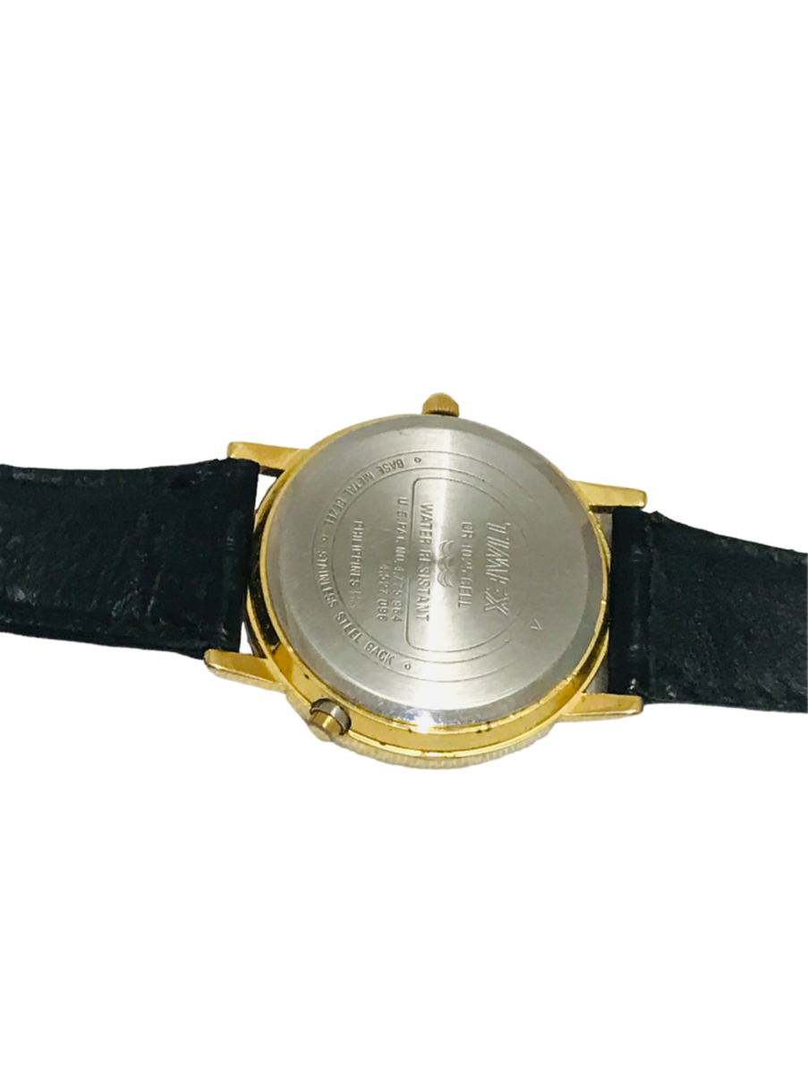 Timex Women\'s Watch Vintage Quartz Gold Leather Band 33mm Vintage Gold Timex - Etsy main image 4
