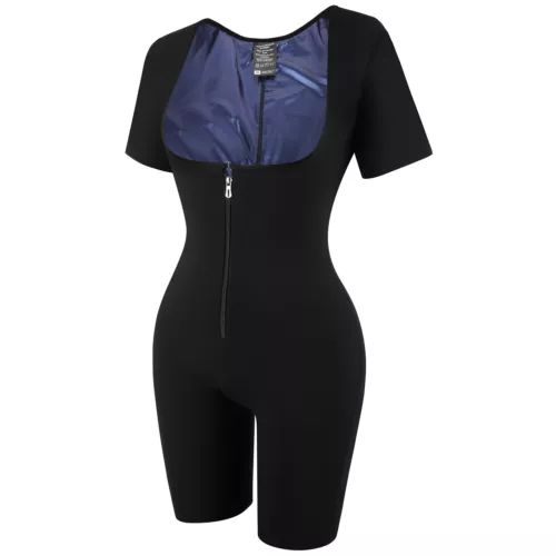 Frauen Schwitz Sauna Anzüge Taillentrainer 3 in 1 Thermo Body Suit Shaper Training USA - Bild 10 von 14