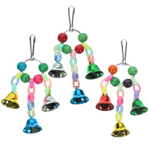 3 Pcs acheter - -Spielzeughängering Papageienglocken Papageienspielzeug Reisen