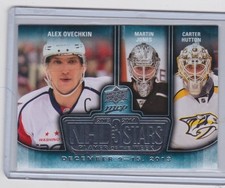 14-15 2014-15 UPPER DECK MVP OVECHKIN JONES HUTTON PLAYER OF THE WEEK 3 STARS