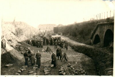 Foto, WK2, FFS - Neudorf O.S./Nowa Wieś, Ausbildung a.d. Schießplatz, 5026-1424