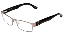SPY Optic Trenton Rectangle Designer Reading Glasses Gun Metal Silver Black 55mm