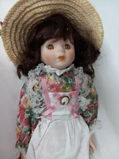 VINTAGE COLLECTIBLE  PORCELAIN Doll 15"