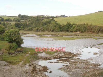 PHOTO  OLDTOWN COVE NEAR PADSTOW TAKEN FROM A BRIDGE ON THE CAMEL TRAIL LOOKING