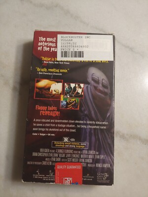 Vulgar VHS Lions Gate Blockbuster Video Theatrical Version