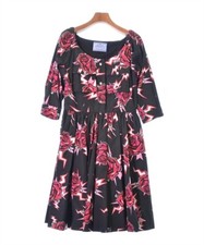 PRADA Dress BlackxRedxPink etc.(Total pattern) 40(Approx. M) 2200429196010