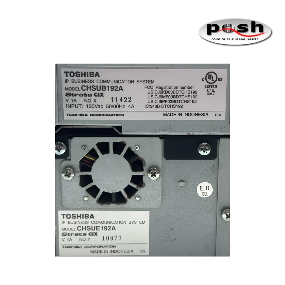 Toshiba Strata CIX IP Business Communication System CHSUB192A **FOR PARTS** - Image 4 of 4