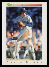 1992 Classic I David Burba #T21 Seattle Mariners Baseball Card