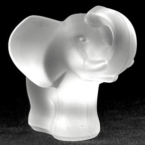 Pretty Antique Subject "ELEPHANT" Crystal Figure SÈVRES, Lalique/Daum/Baccarat... - Picture 2 of 13