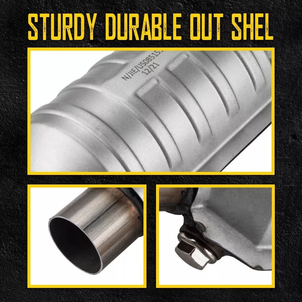 Convertidor catalítico de escape compatible con EPA 2,25 pulgadas de alta resistencia para todos Pontiac Foto 4 de 4