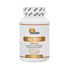 SOWELO VITAMIN K2 MK7 200mcg TABLETS