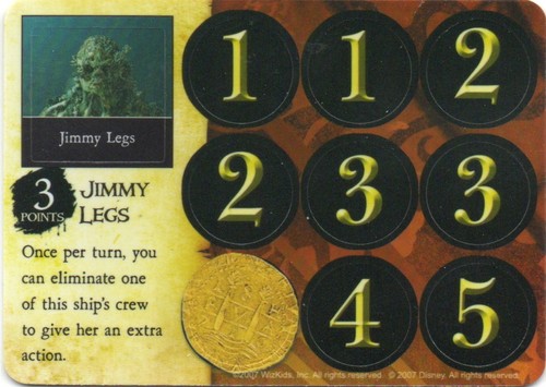 Tarjetas coleccionables individuales de Piratas del Caribe/Mysterious Isle Wizkids - Imagen 56 de 121