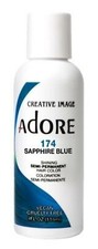 BL Adore Semi-Permanent Haircolor 174 Sapphire Blue 4oz X 3 Counts