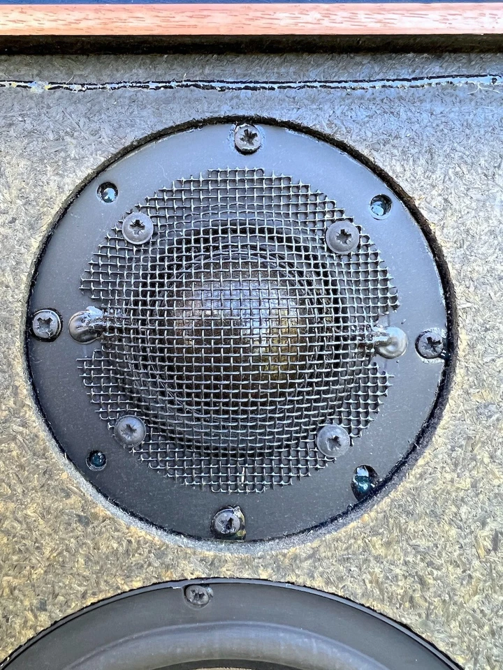 ÚNICO Altavoz Dynaco A-10 De Colección Estantería Clásica Parrilla Original e Insignia SOLO Foto 4 de 4