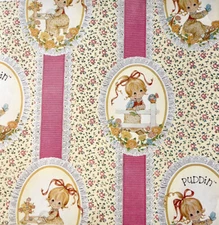 Puddin Vintage Full Sheet All-Occasion Gift Wrap Wrapping Paper 20” x 30” Unused