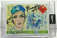Topps PROJECT 2020 Card #274 1955 Sandy Koufax by Gregory Siff Print Run SP/2295