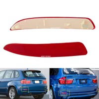 Os+Ns Reflektor FüR BMW X5 E70 2006-2013 Rot Linse StoßStange RüCkstrahler