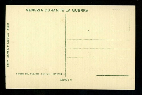 Italy postcard SET OF 6 Views of Venice during WWII Military disaster ruins - Picture 12 of 12