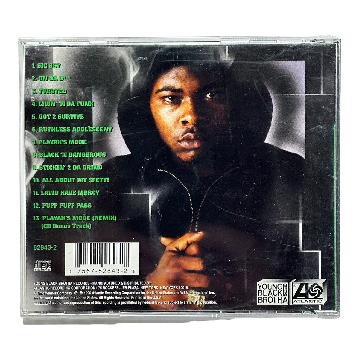 YOUNG LAY Black 'n Dangerous G-Funk Gangsta Hip Hop Rap Khayree