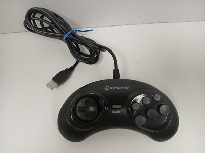Hyperkin GN6 Premium Genesis Wired Controller for PC/MAC, Black
