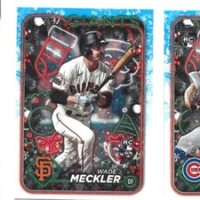 2024 Topps Holliday San Francisco Giants Wade Meckler Rookie card