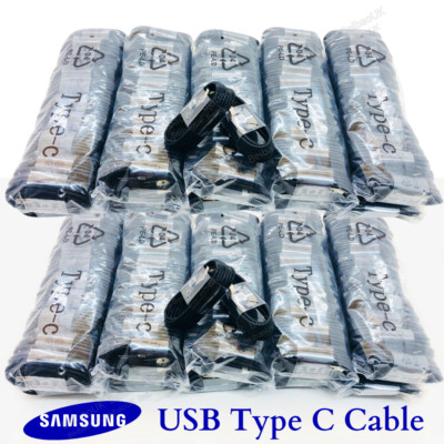 Bulk Lot 4FT USB Type C Cable Charging Data Charger Cable For Samsung Galaxy S10