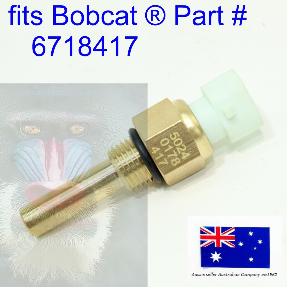 for Bobcat Hydraulic Oil Temperature Sensor 6718417 753 763 773