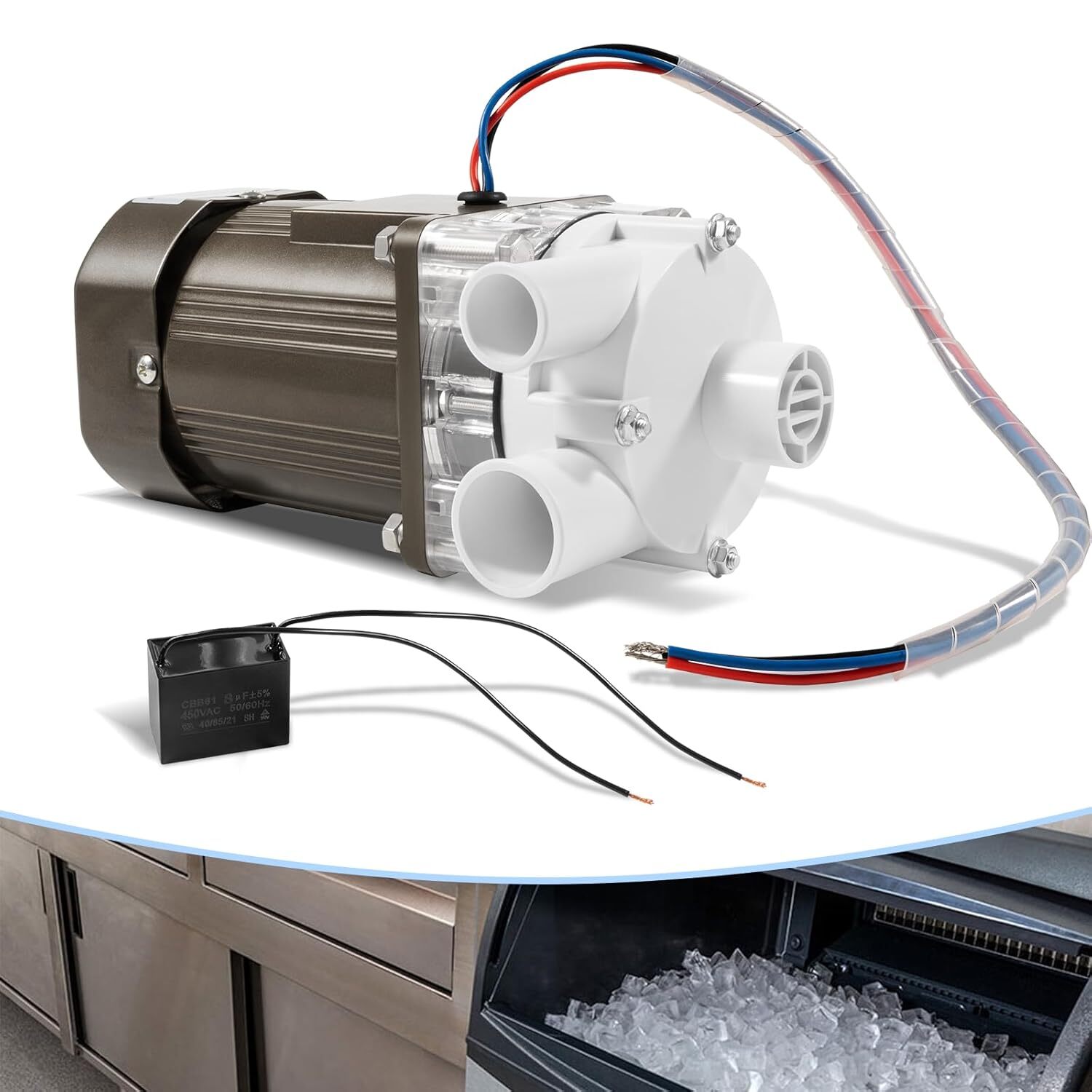 S-0730 Ice Machine Motor Water Pump Assembly For Hoshizaki KM Series