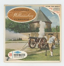 Colonial Williamsburg  Virginia 1960's View-Master Packet A-813