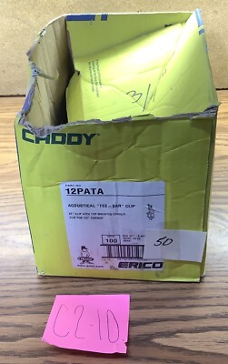 NOB CADDY ERICO 12PATA 3/4'' COND AND T-BAR CLIP LOT OF 50  PCS.